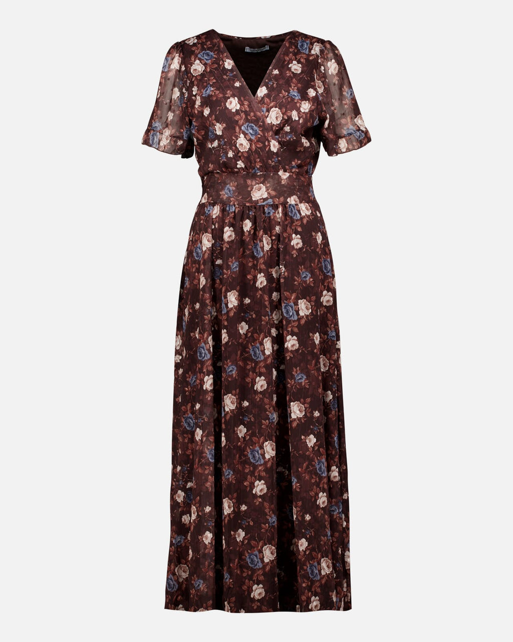 FLOYD Maxikjole Liane V Sally - Dark Brown