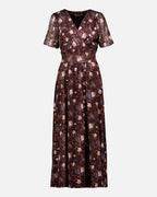 FLOYD Maxikjole Liane V Sally - Dark Brown