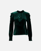 FLOYD Topp Devon Velvet - Dark Green