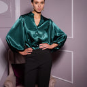 Bluse Nelly Heavy Satin Bling