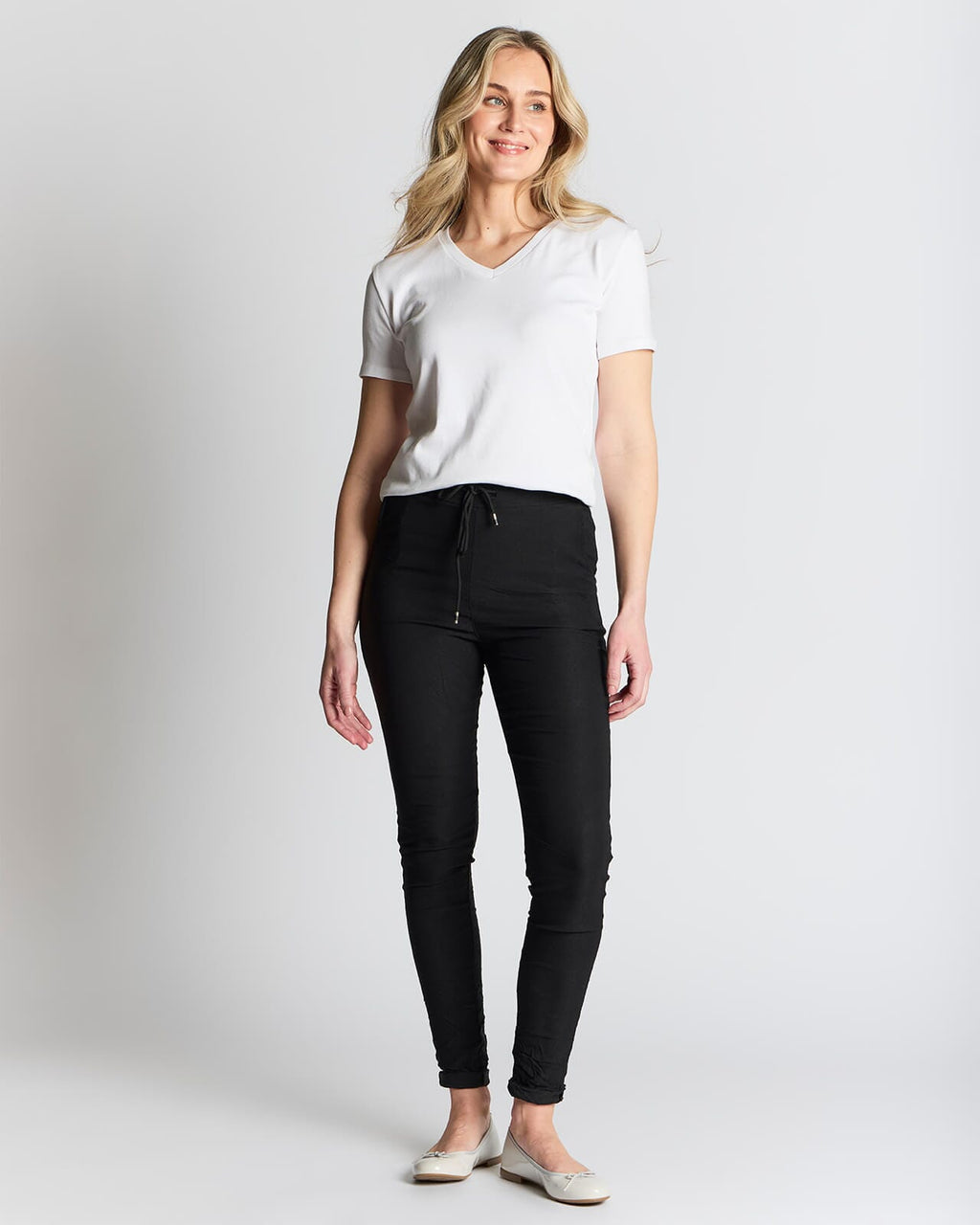 FLOYD Bukse Geany Uni Bengalina - Black