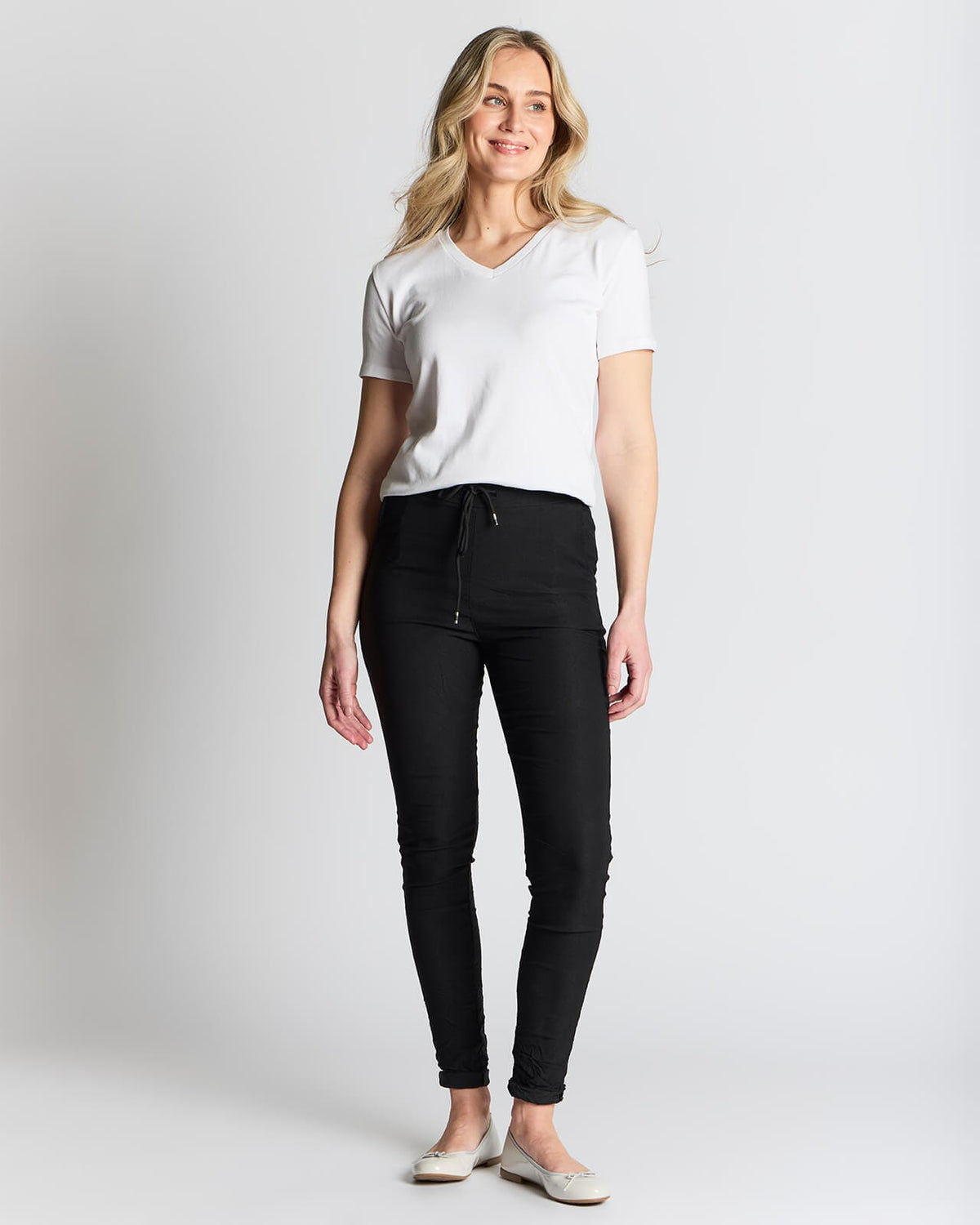 FLOYD Bukse Geany Uni Bengalina - Black
