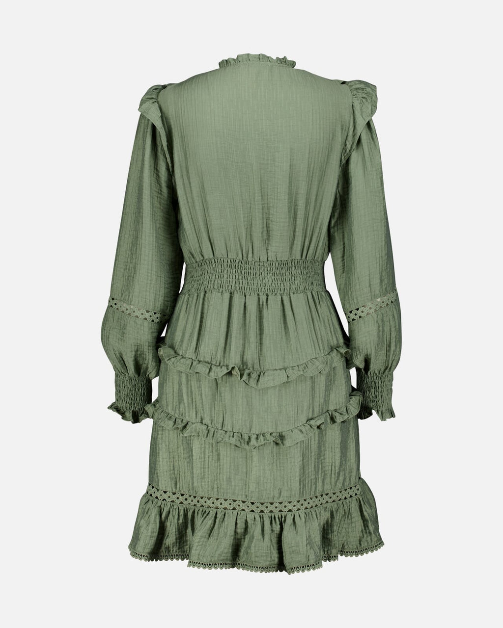 FLOYD Kjole Hanneli Wave - Mossy Green