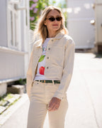 FLOYD Denimjakke Abek 5790 - Ivory