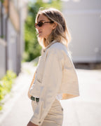 FLOYD Denimjakke Abek 5790 - Ivory