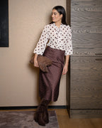 FLOYD Bluse Isara Polka - Beige/ Brown