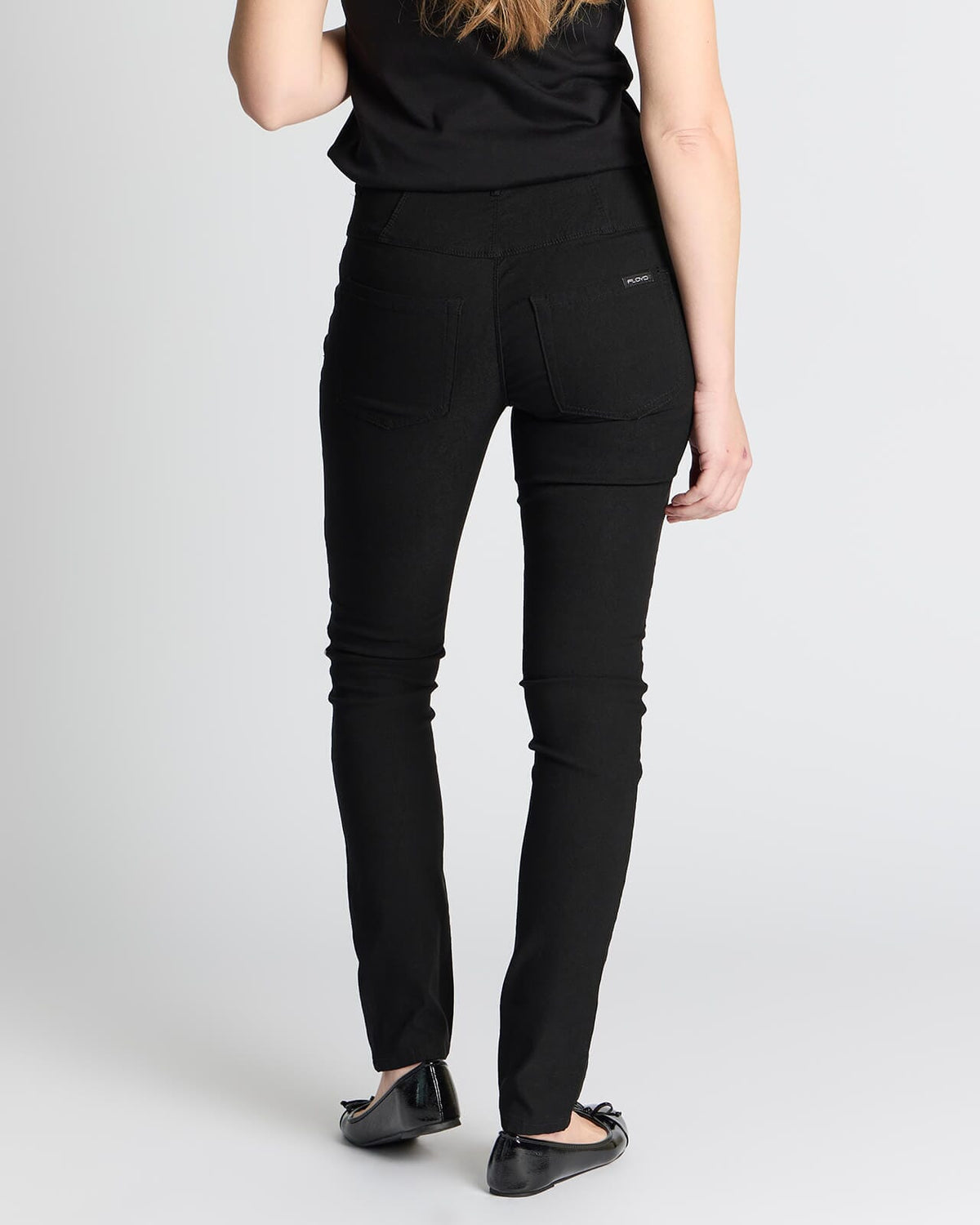 FLOYD Stretchbukse Jenny 180A - Black