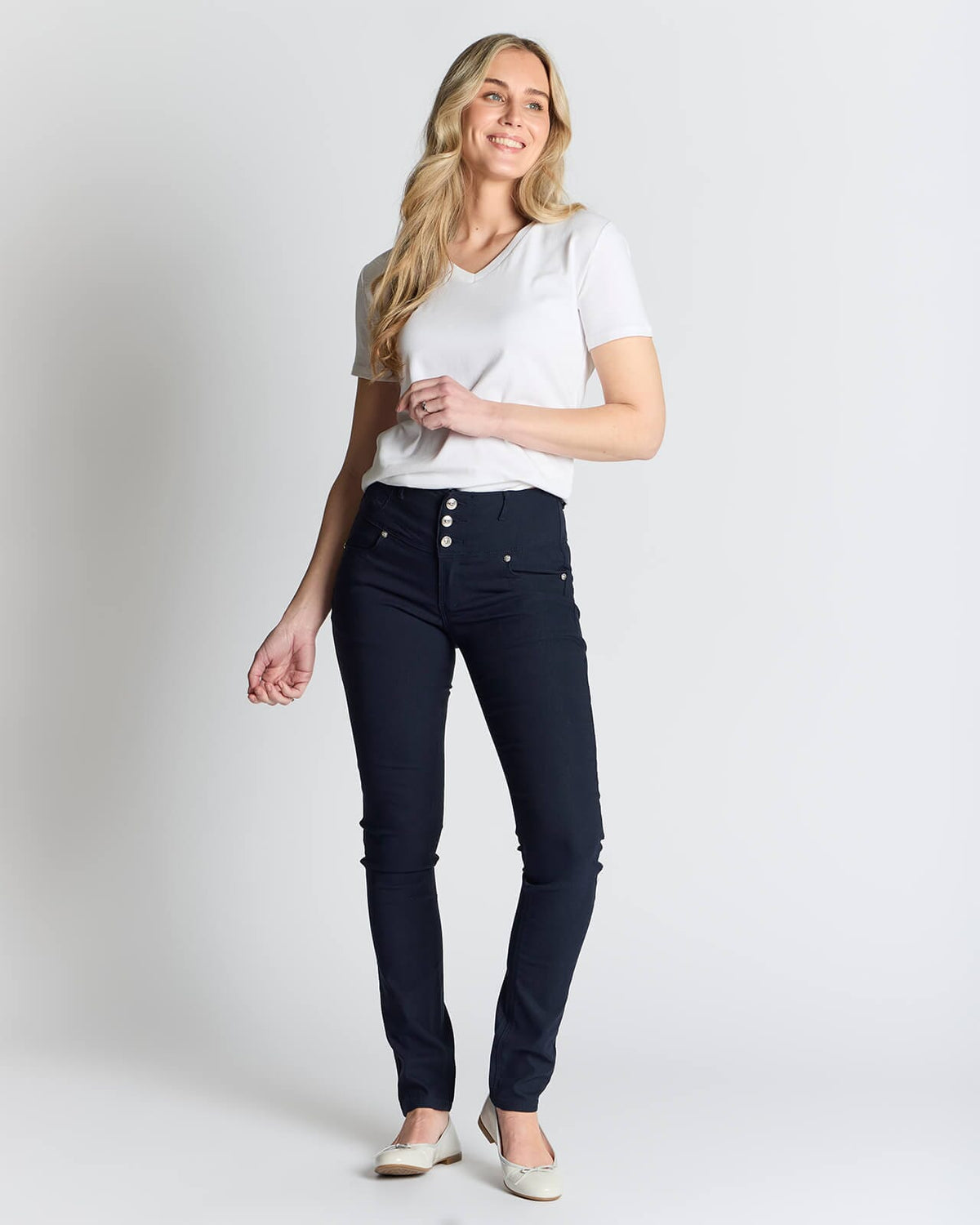 FLOYD Stretchukse Jenny 180A - Navy