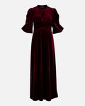 FLOYD Maxikjole Abina Velvet - Bordeaux