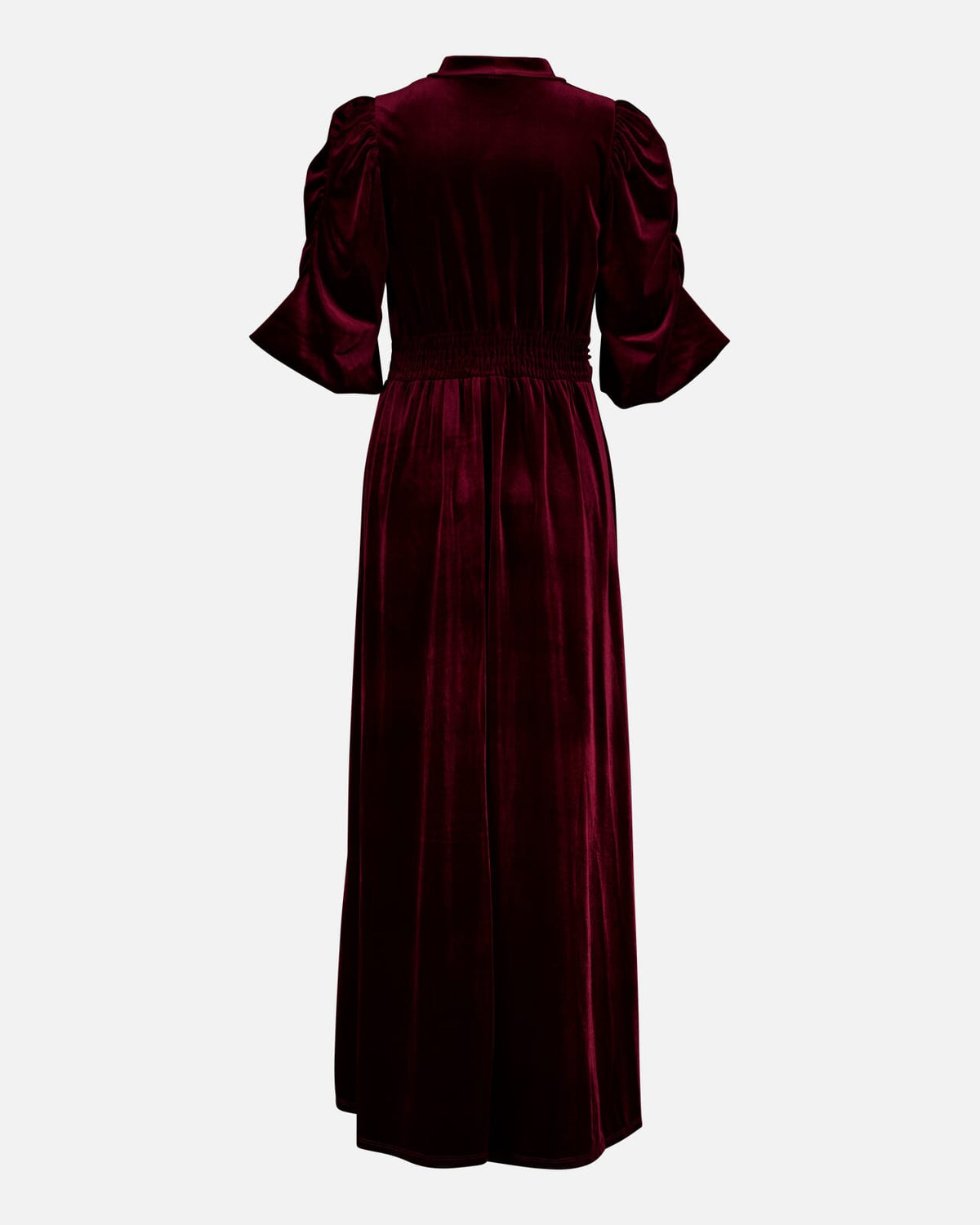 FLOYD Maxikjole Abina Velvet - Bordeaux