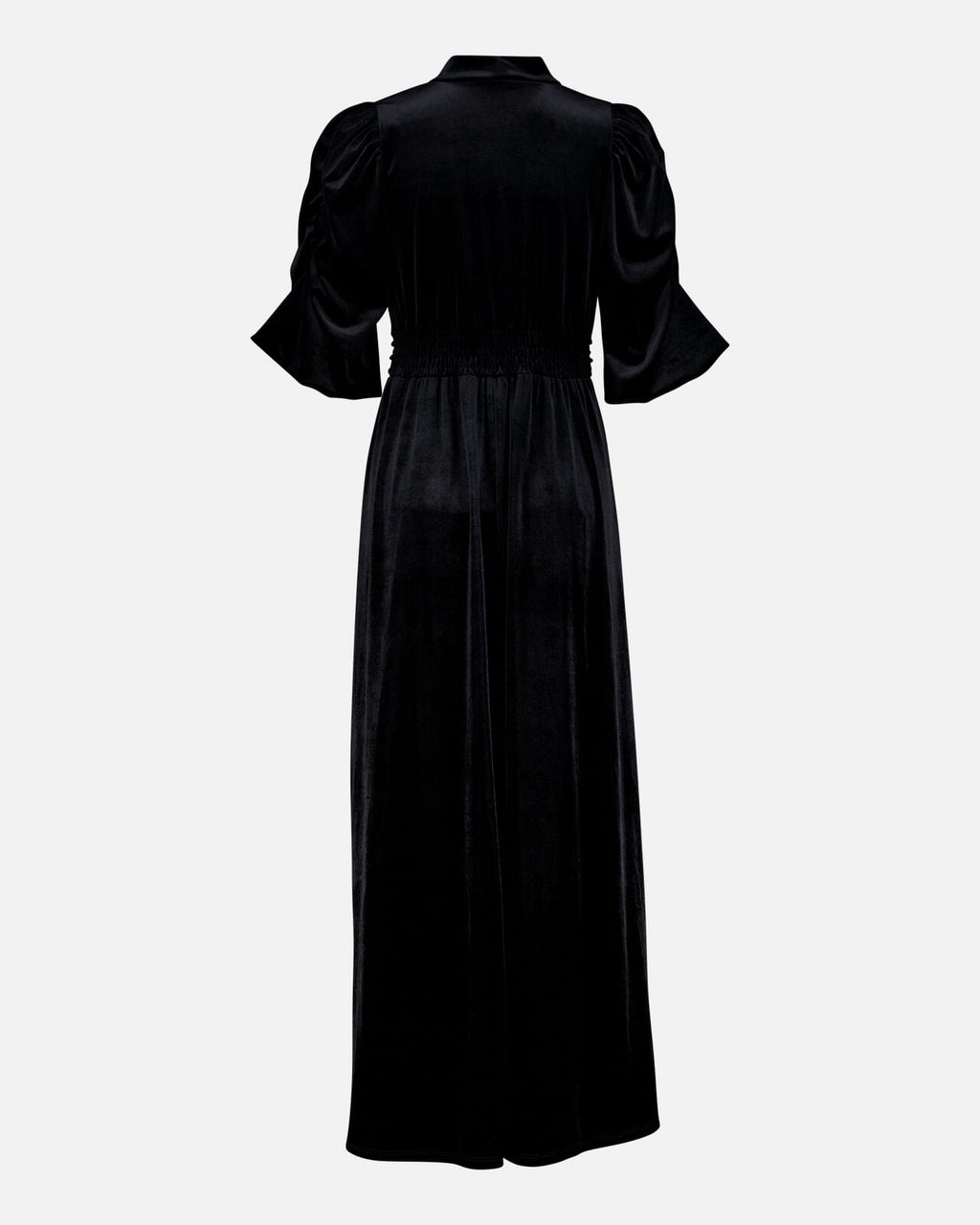 FLOYD Maxikjole Abina Velvet - Black