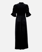 FLOYD Maxikjole Abina Velvet - Black