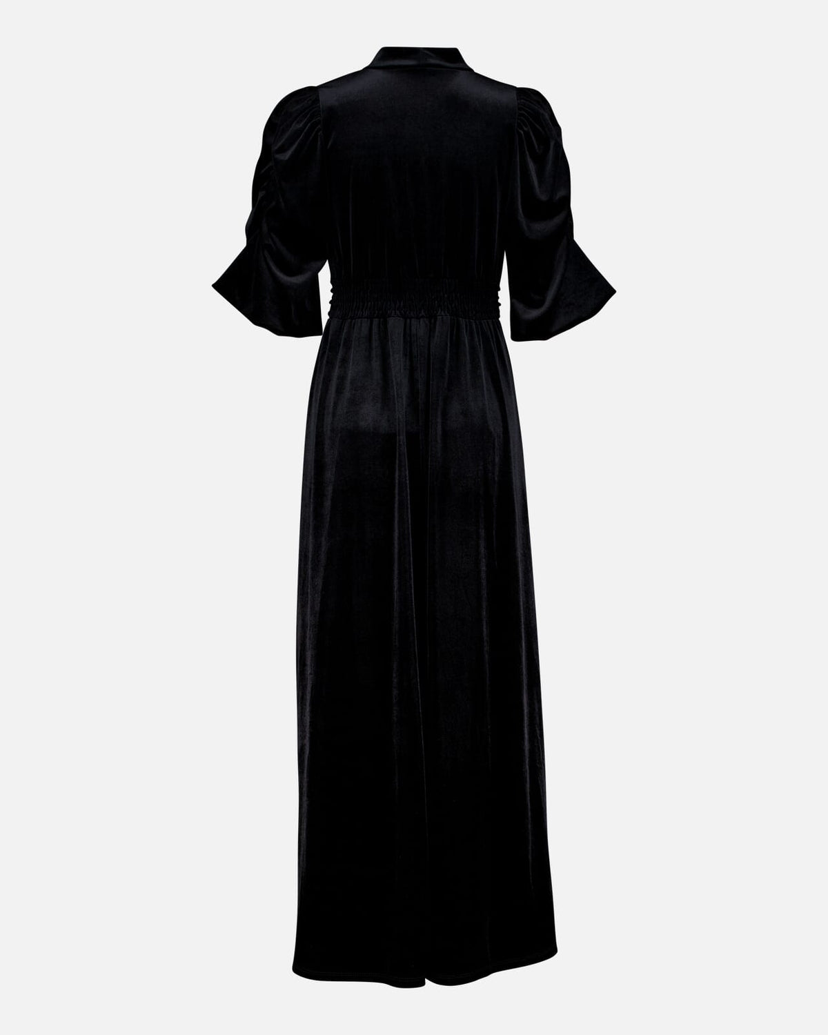 FLOYD Maxikjole Abina Velvet - Black