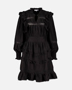 FLOYD Kjole Hanneli Wave - Black
