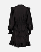 FLOYD Kjole Hanneli Wave - Black