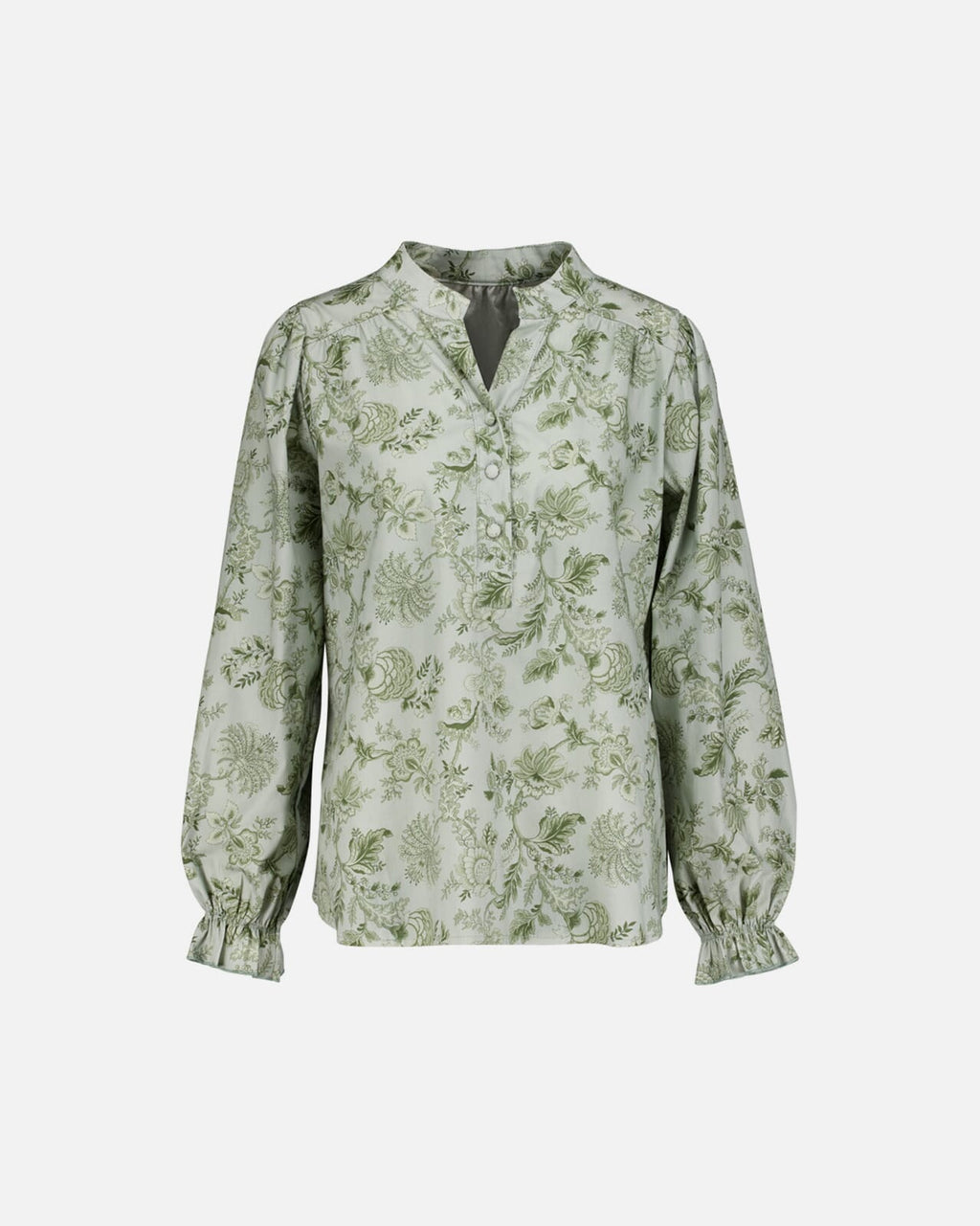FLOYD Bluse Moje Floro - Light Army Green
