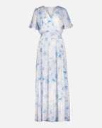FLOYD Maxikjole Liane V Viola - Light Blue