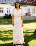 FLOYD Maxikjole Liane V Viola - Light Pink
