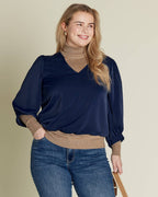FLOYD Bluse Ling Uni - Navy