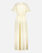 FLOYD Maxikjole Liane Satin - Mellow Yellow