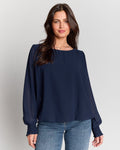 FLOYD Bluse Marita - Navy