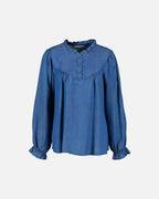 FLOYD Bluse Trude Denim - Medium J. Blue