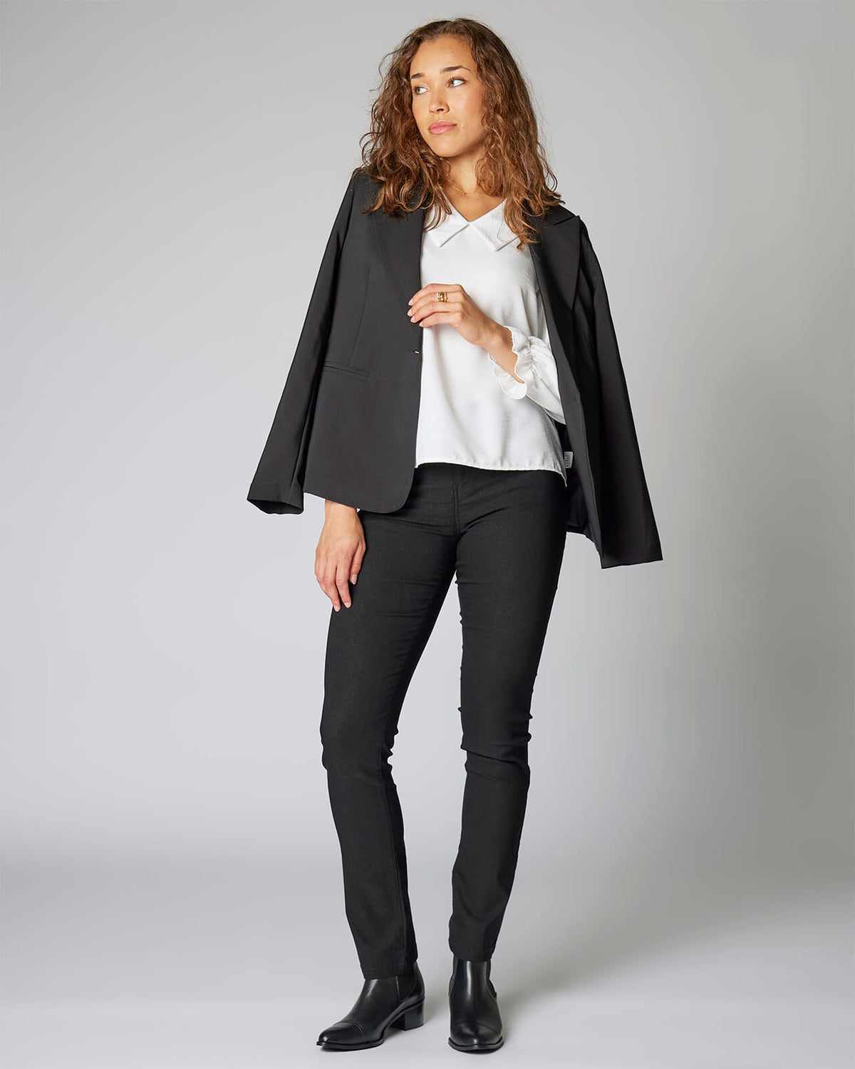 FLOYD Stretchbukse Alea 180A - Black