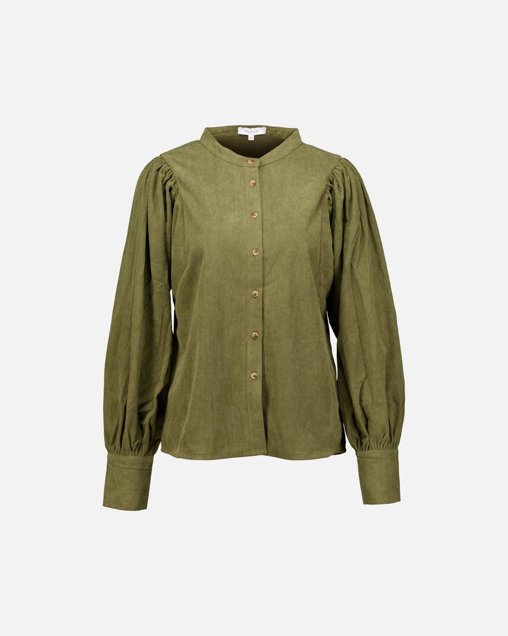 FLOYD Skjorte Abbi Cord - Mossy Green