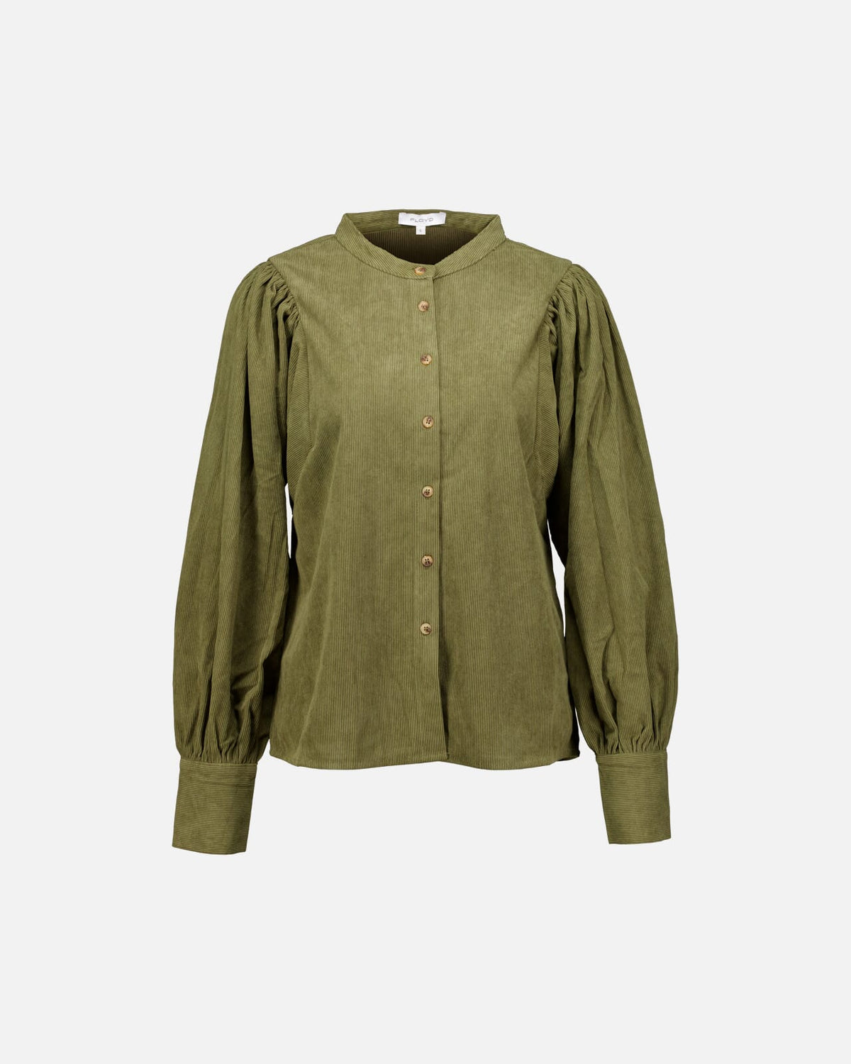FLOYD Skjorte Abbi Cord - Mossy Green