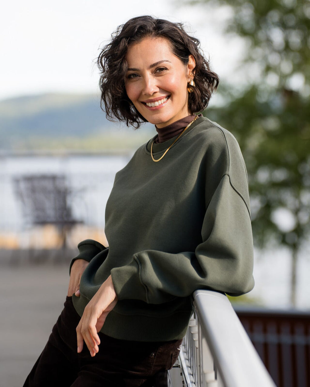 FLOYD Collegegenser Dalila - Mossy Green