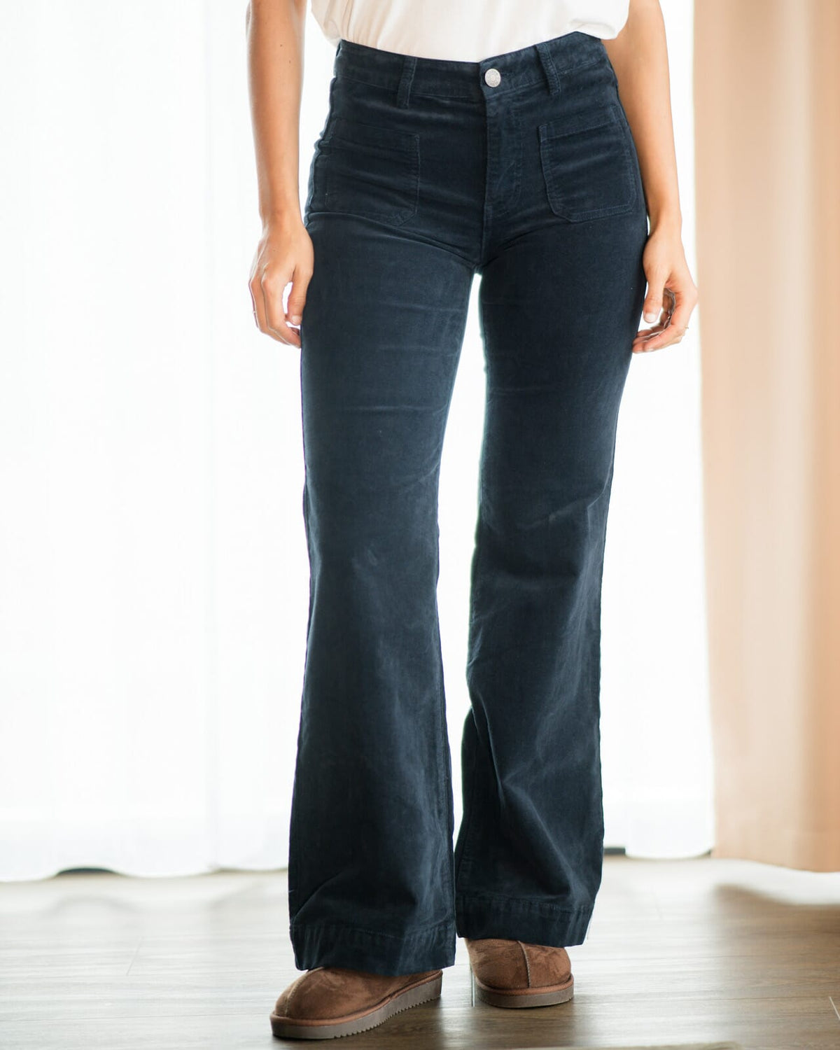 FLOYD Bukse Annika Cord - Navy