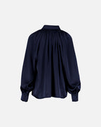 FLOYD Skjorte Oprah Satin - Navy
