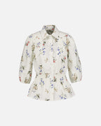FLOYD Skjorte Blanca Bluebell - Offwhite