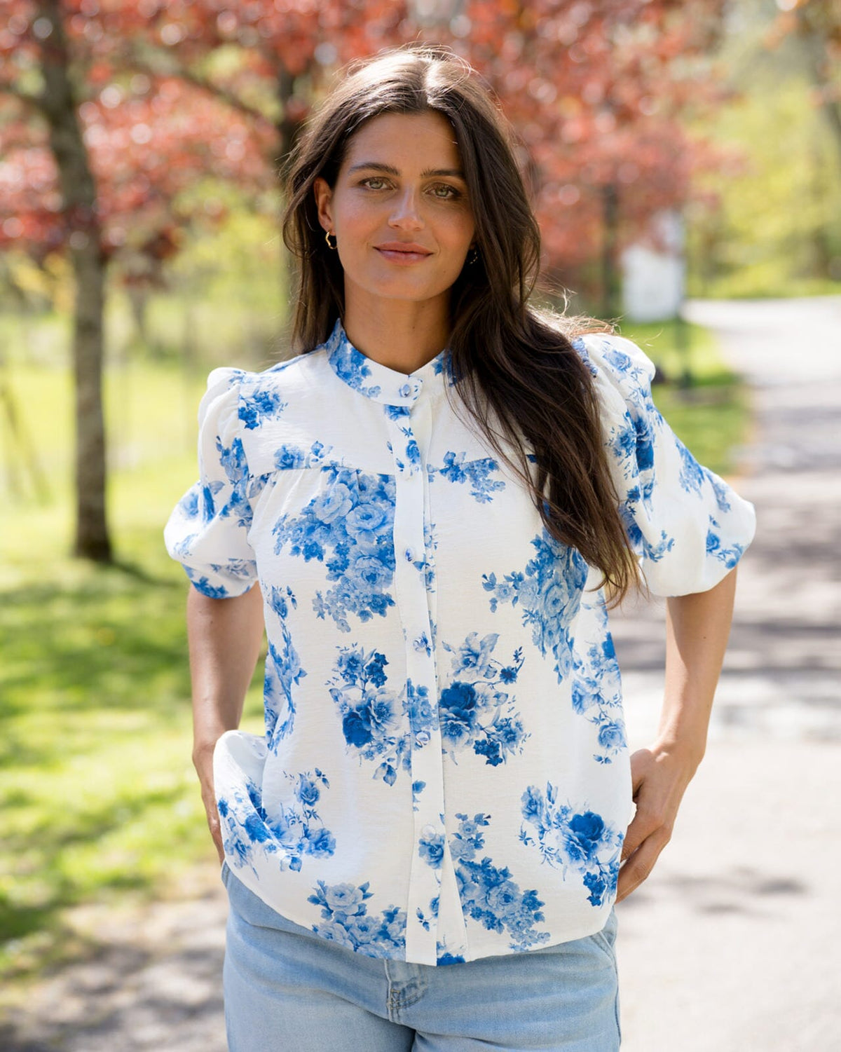 FLOYD Bluse Marabella Miva - Offwhite
