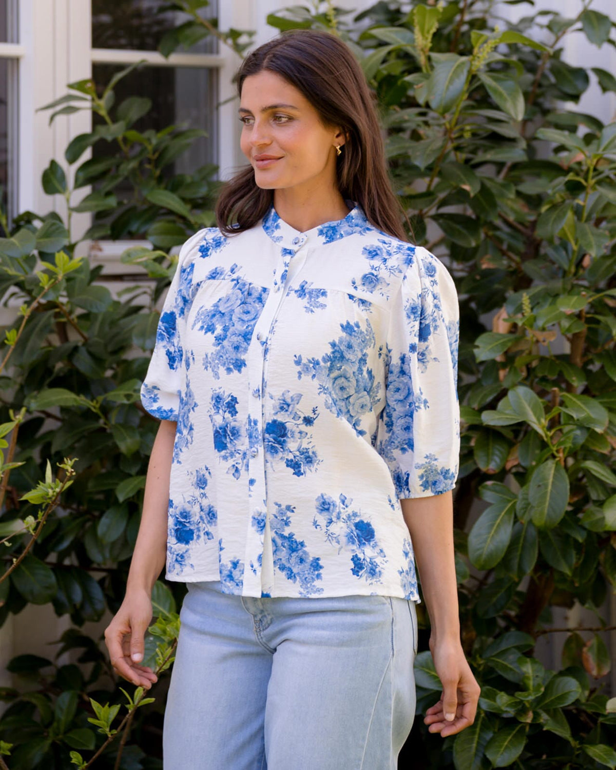 FLOYD Bluse Marabella Miva - Offwhite