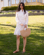 FLOYD Kjole Falina Cuff Cory - Offwhite/ Light Pink