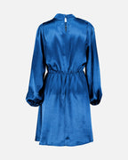 FLOYD Kjole Aliba Heavy Satin - Petrol