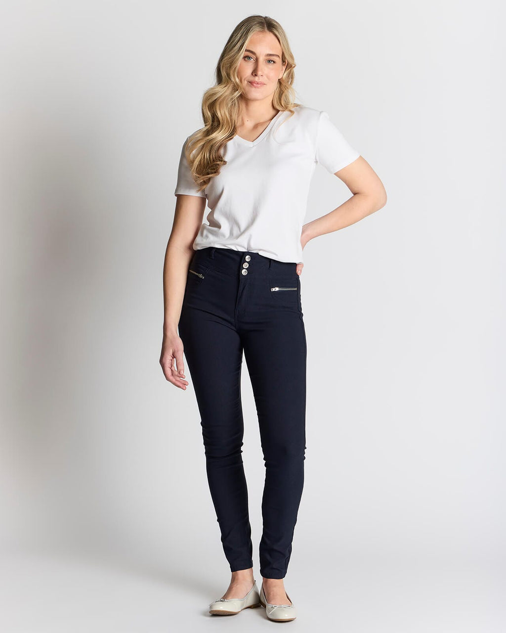 FLOYD Stretchbukse Saint 180A - Navy