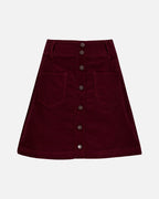 FLOYD Skjørt Annika Cord CC21 - Deep Cherry