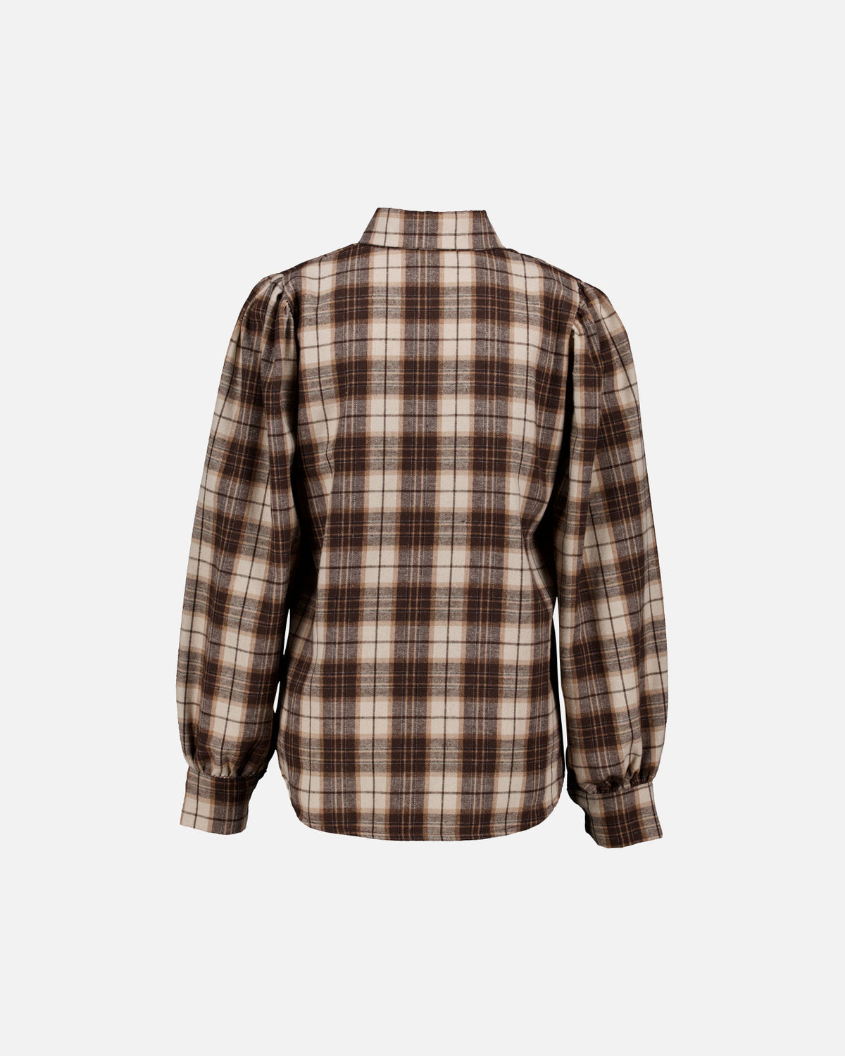 FLOYD Skjorte Felis Flanell - Beige/ Brown