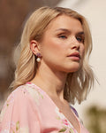DYRBERG/KERN Øredobber Veronica - Gold/ Rose