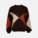 Strikkegenser Talia Check