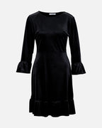 FLOYD Kjole Emilia Velvet - Black