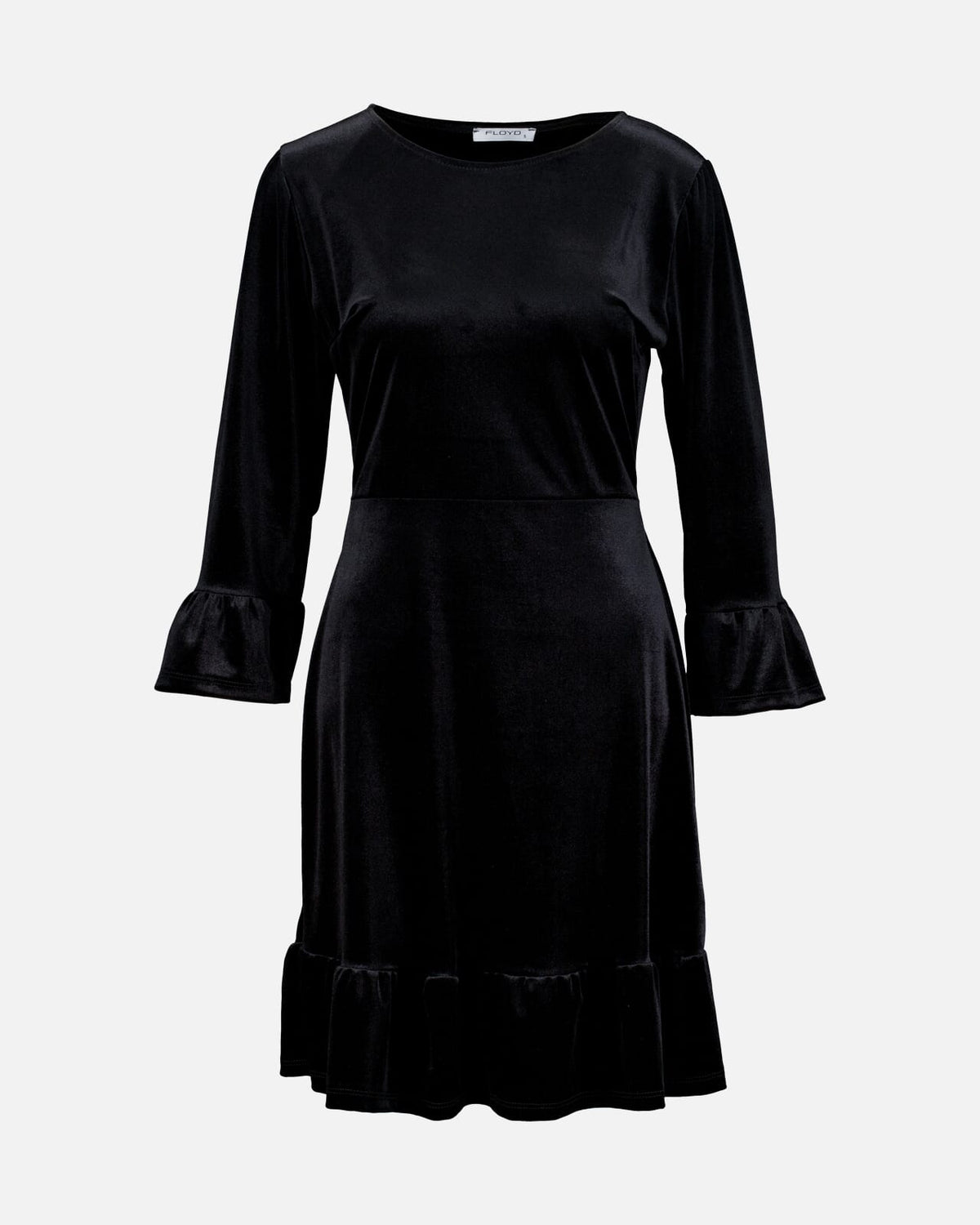 FLOYD Kjole Emilia Velvet - Black