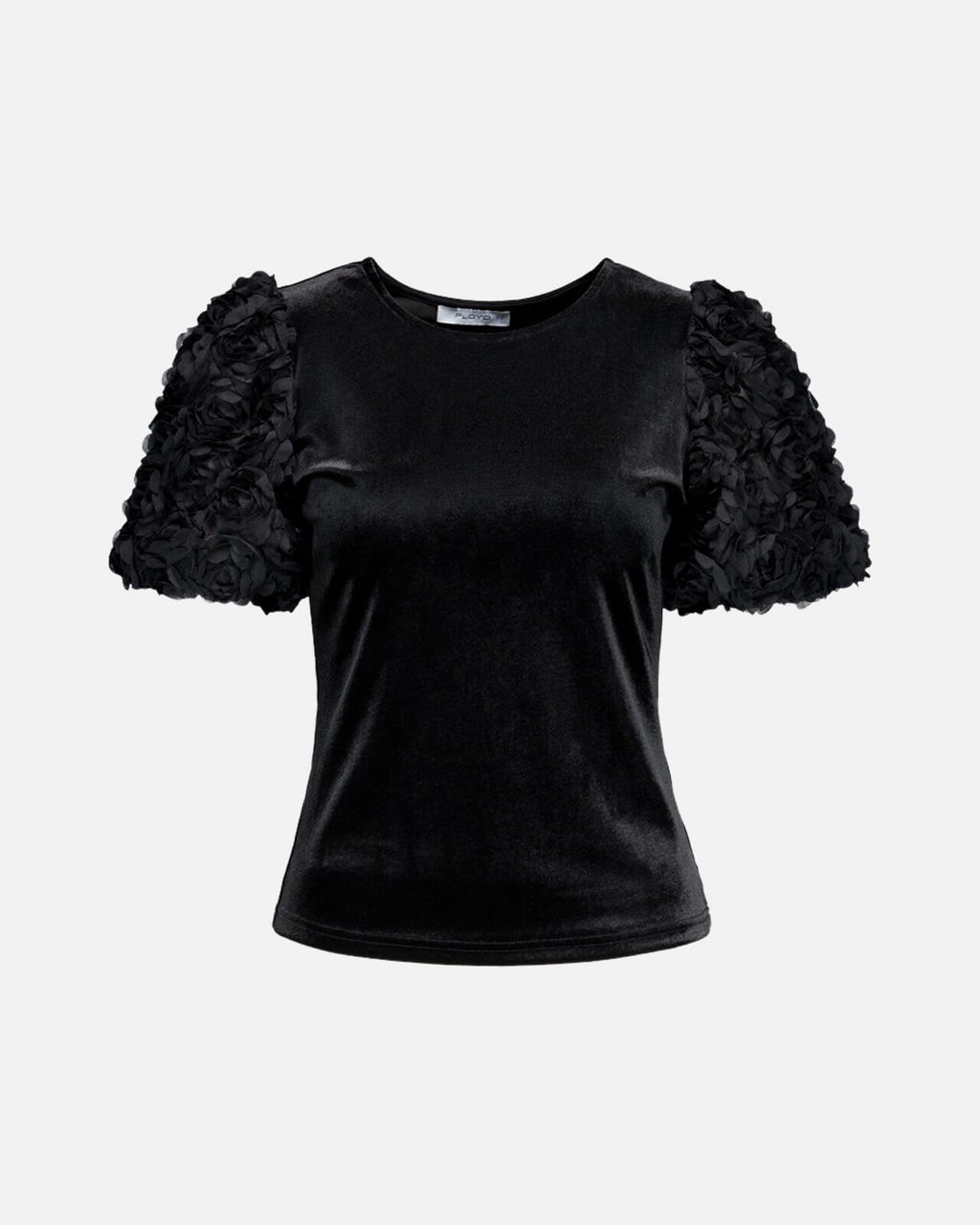 FLOYD Topp Evalina Velour - Black