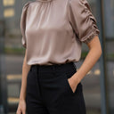 Topp Emmeli Heavy Satin