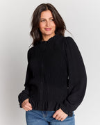 FLOYD Topp Lindsy Uni Pandora - Black