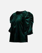 FLOYD Topp Mindy Velvet - Dark Green