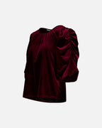 FLOYD Topp Mindy Velvet - Bordeaux