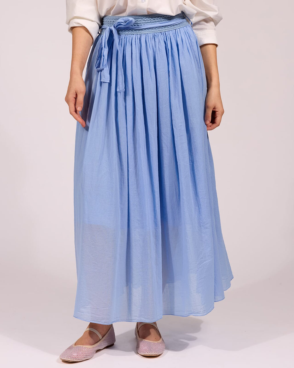 FLOYD Maxiskjørt Gigi - Light Blue